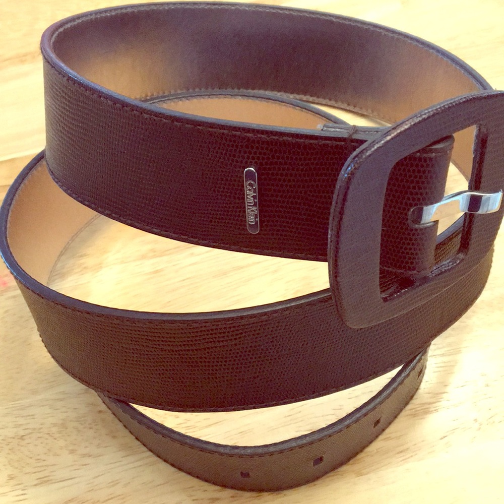 Dark Brown Calvin Klein belt XL